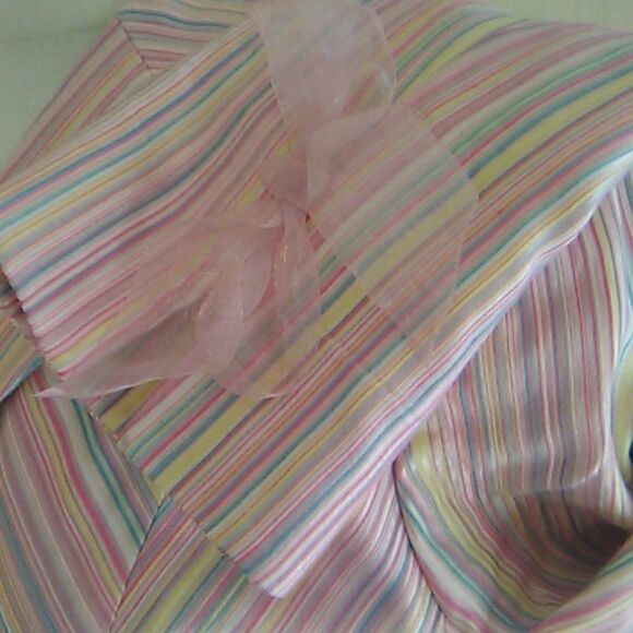 Dana Buchman Pastel Chevron Dedign Jacket - Picture 5 of 12